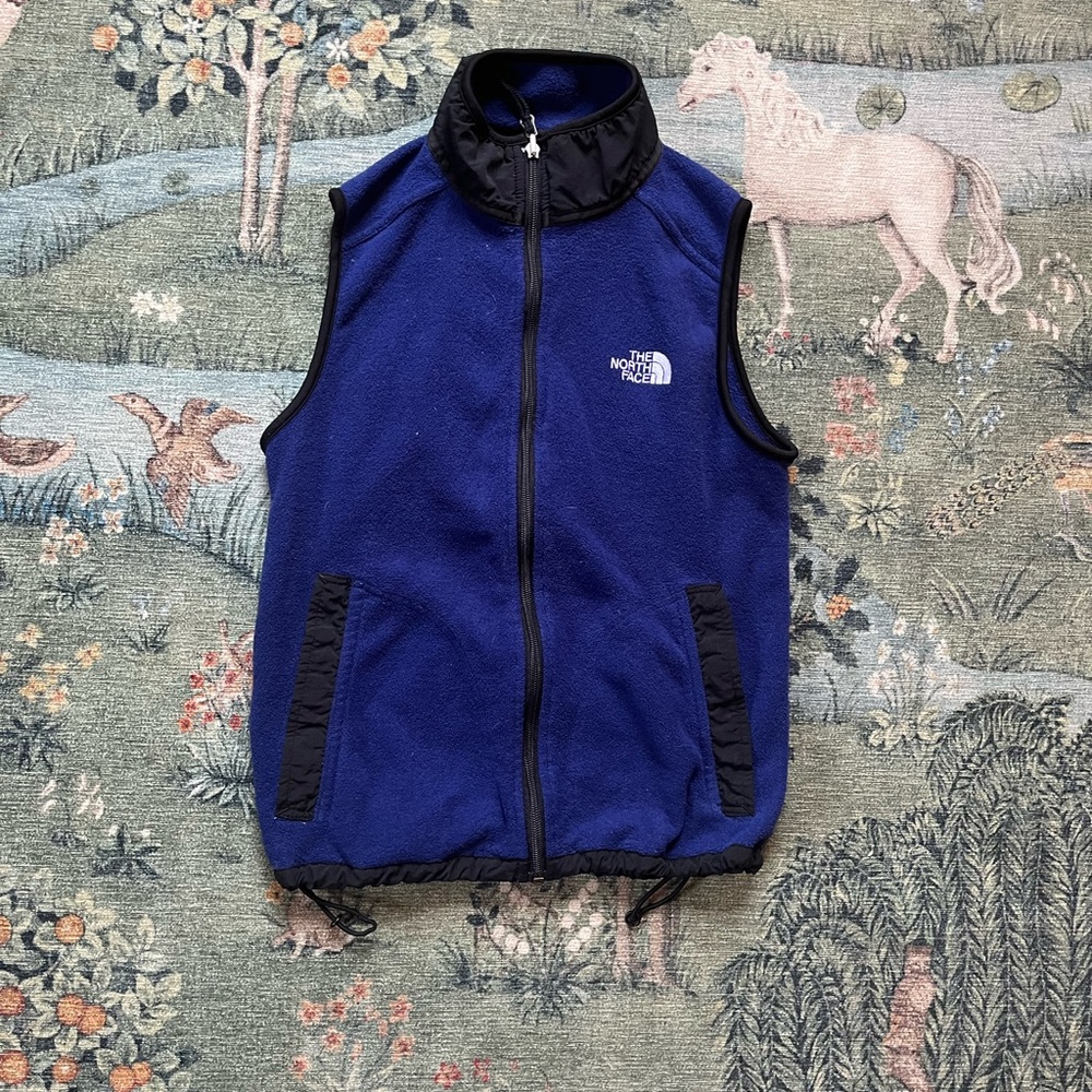 The North Face Blue Fleece Vest